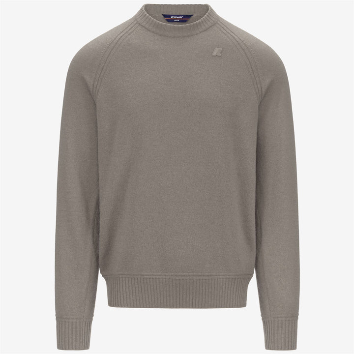 Beige Men's Wool Cashmere Crewneck Jumper 5
