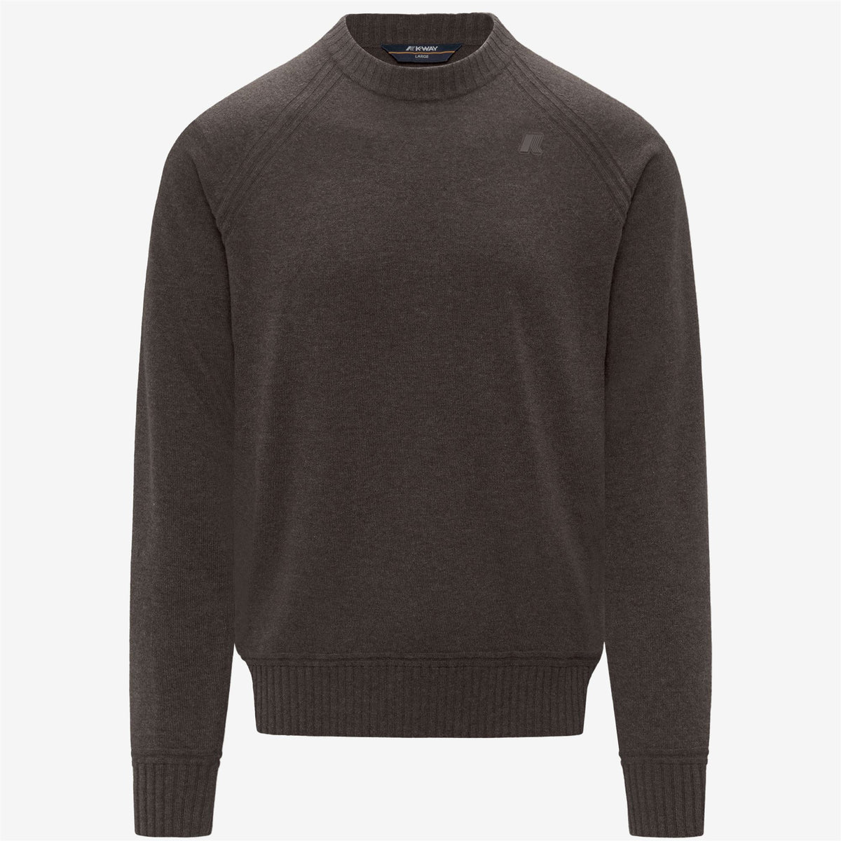 Knitwear_MAN_SEBAS WOOL CASHMERE_Pull Over_Brown Drum Mel - Commercial 1
