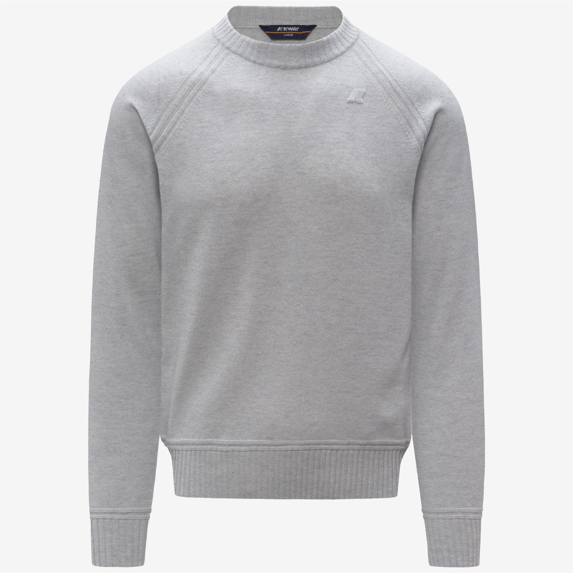 Knitwear_MAN_SEBAS WOOL CASHMERE_Pull Over_Grey Lt Mel - Commercial 1