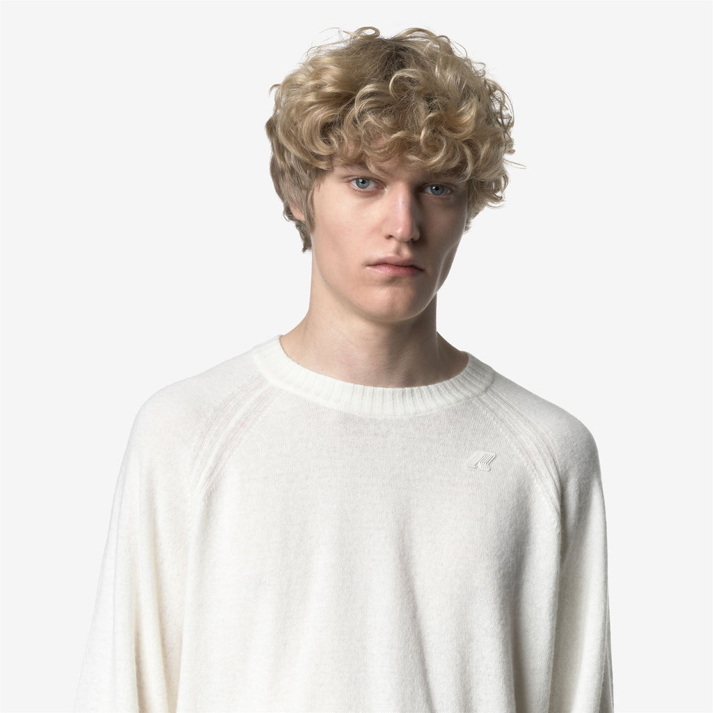Knitwear_MAN_SEBAS WOOL CASHMERE_Pull Over_White Gardenia - Commercial 7