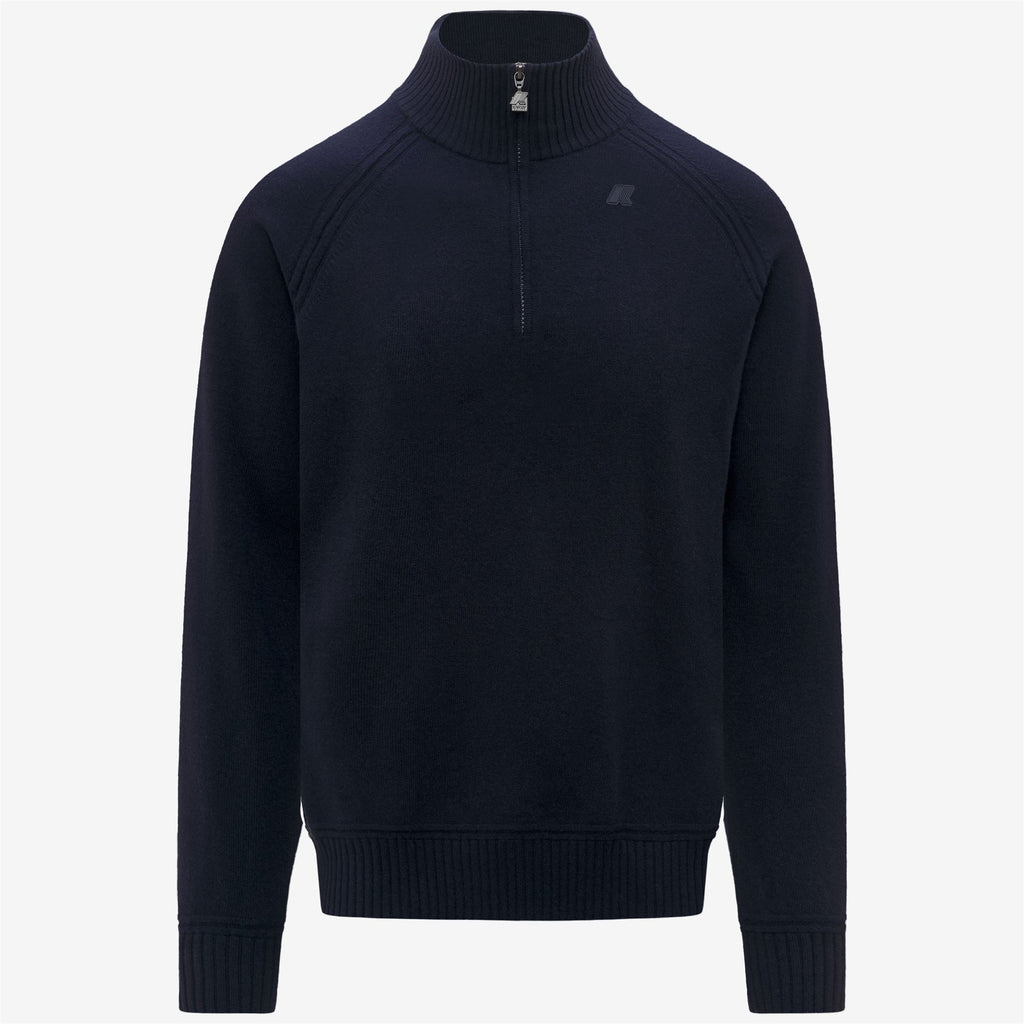 Knitwear_MAN_CADRAS WOOL CASHMERE_Polo_Blue Depth - Commercial 1
