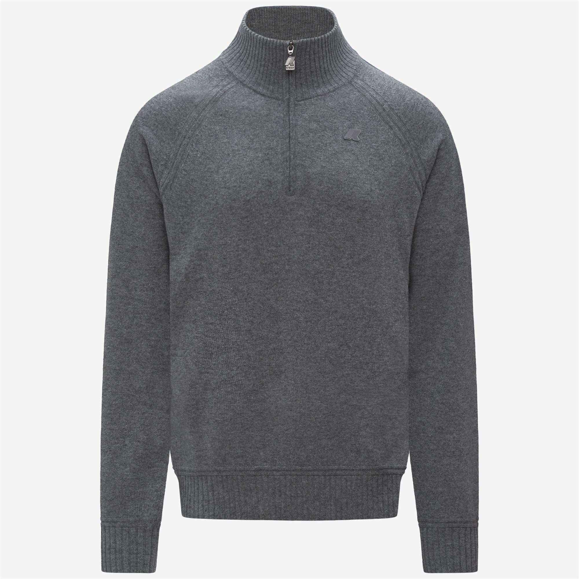 Knitwear_MAN_CADRAS WOOL CASHMERE_Polo_Grey Mid Mel - Commercial 1