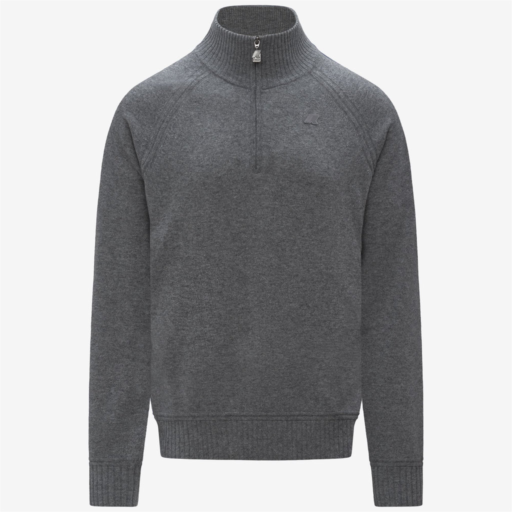 Knitwear_MAN_CADRAS WOOL CASHMERE_Polo_Grey Mid Mel - Commercial 1