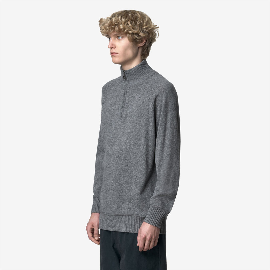 Knitwear_MAN_CADRAS WOOL CASHMERE_Polo_Grey Mid Mel - Commercial 5