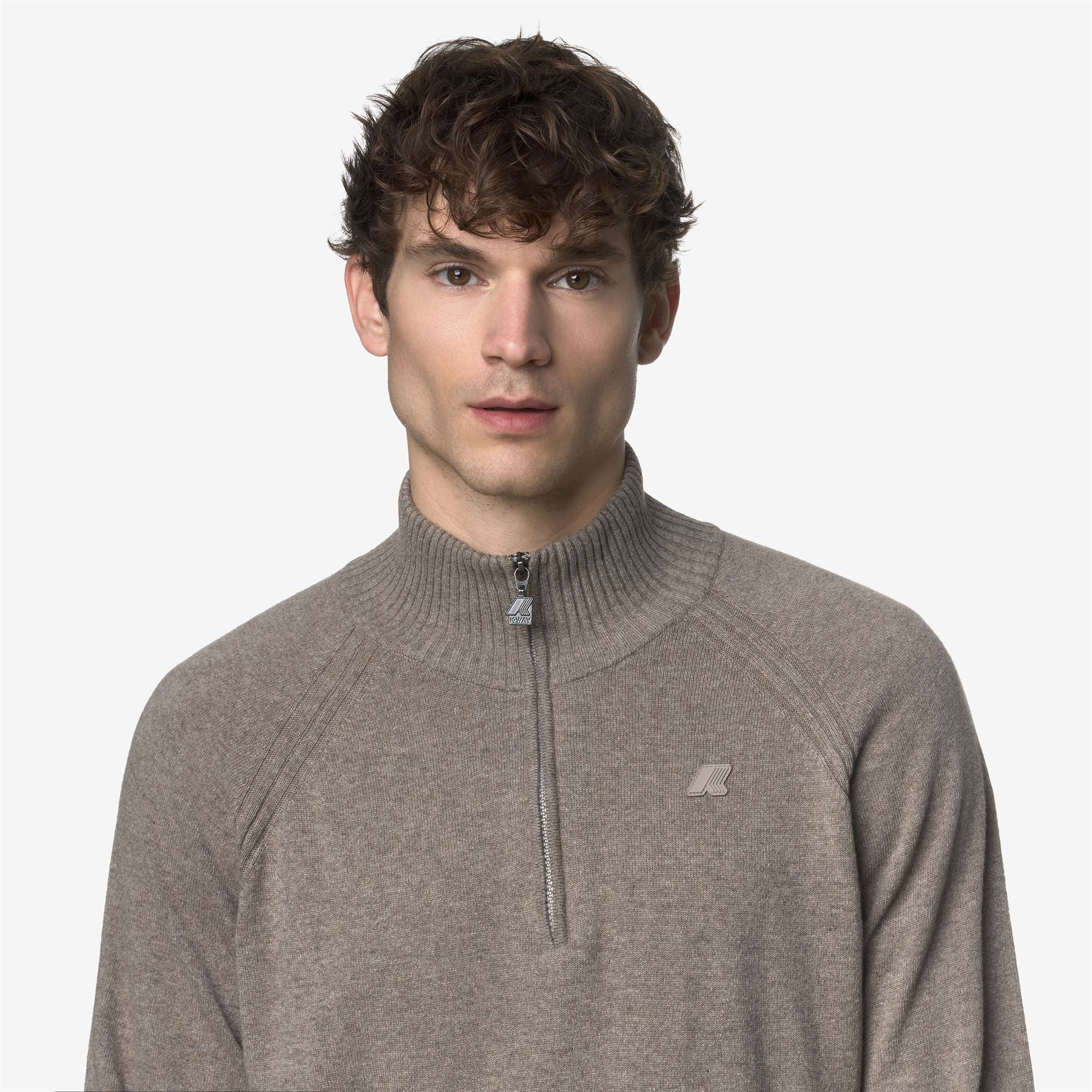 Knitwear_MAN_CADRAS WOOL CASHMERE_Polo_Beige Brown Mel - Commercial 7