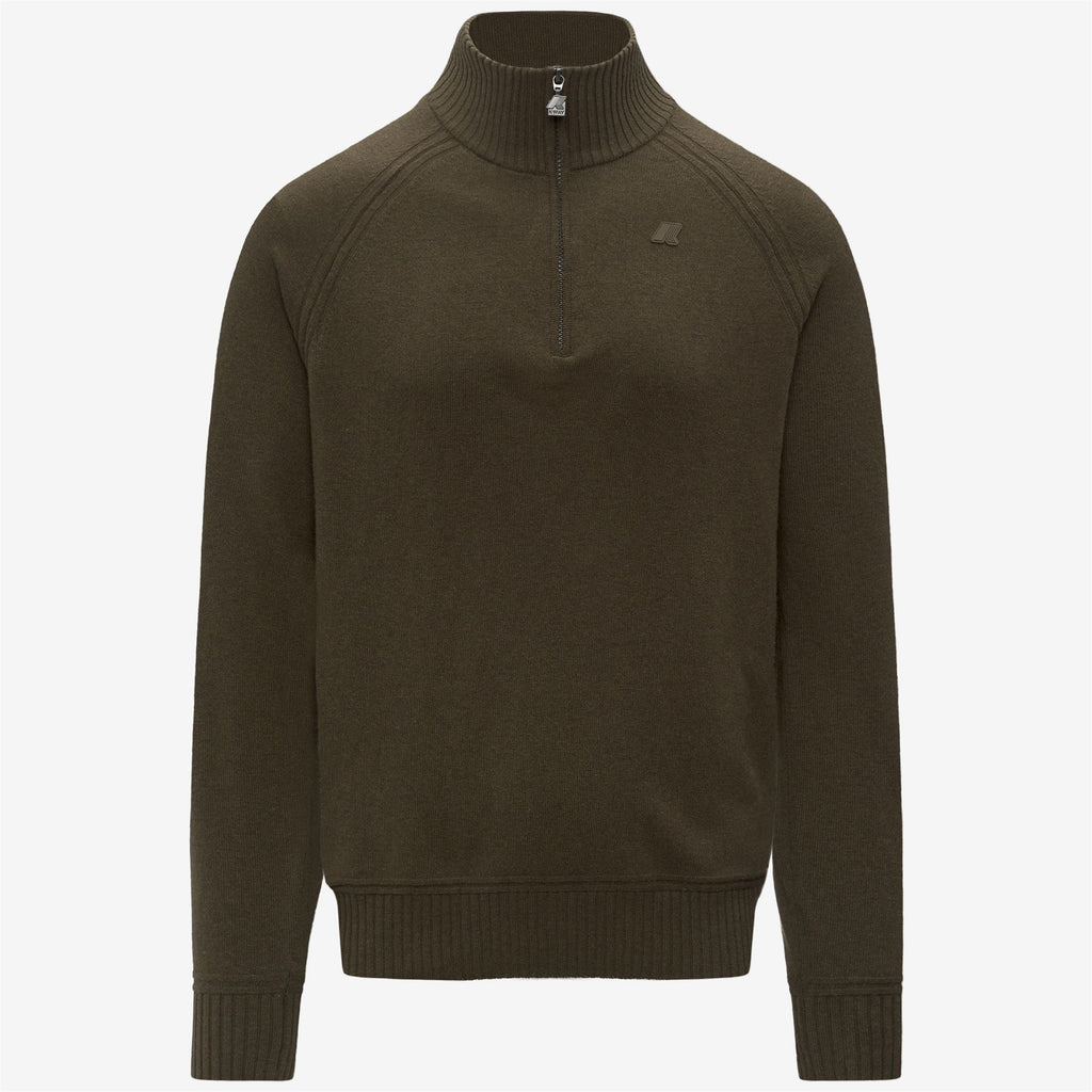 Knitwear_MAN_CADRAS WOOL CASHMERE_Polo_Brown Coco Mel - Commercial 1