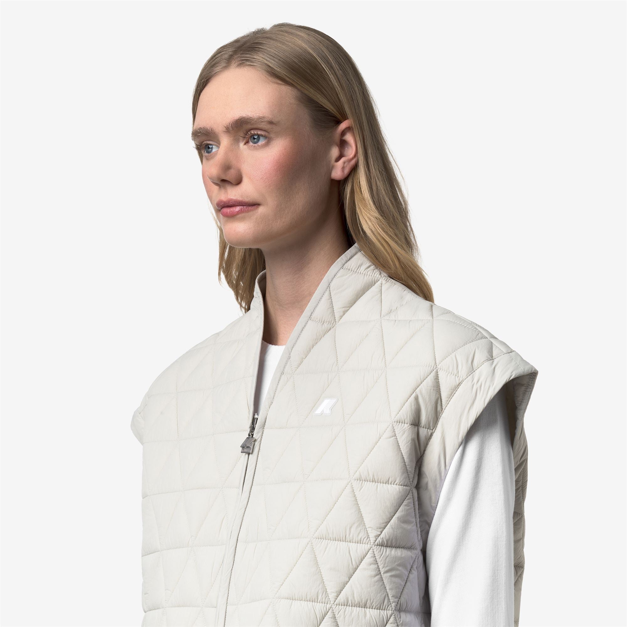 Jackets_Woman_SALOIRE DIAMOND QUILTED WARM AF_Short_BEIGE LT - Commercial 7
