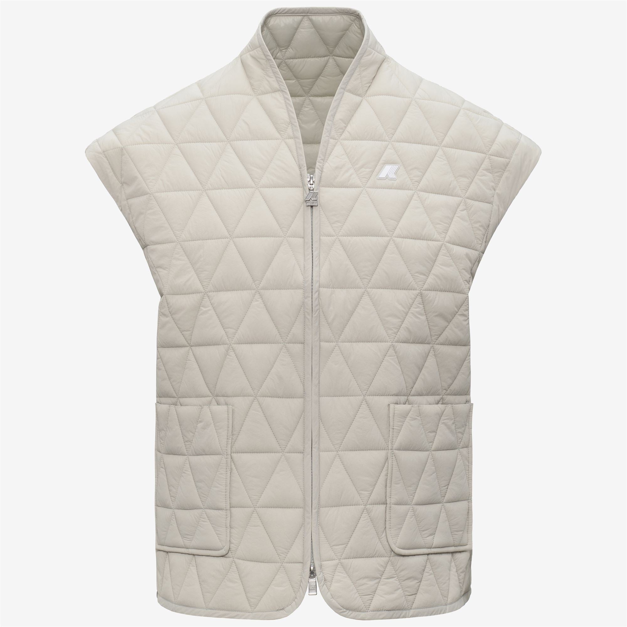 Jackets_Woman_SALOIRE DIAMOND QUILTED WARM AF_Short_BEIGE LT - Commercial 1