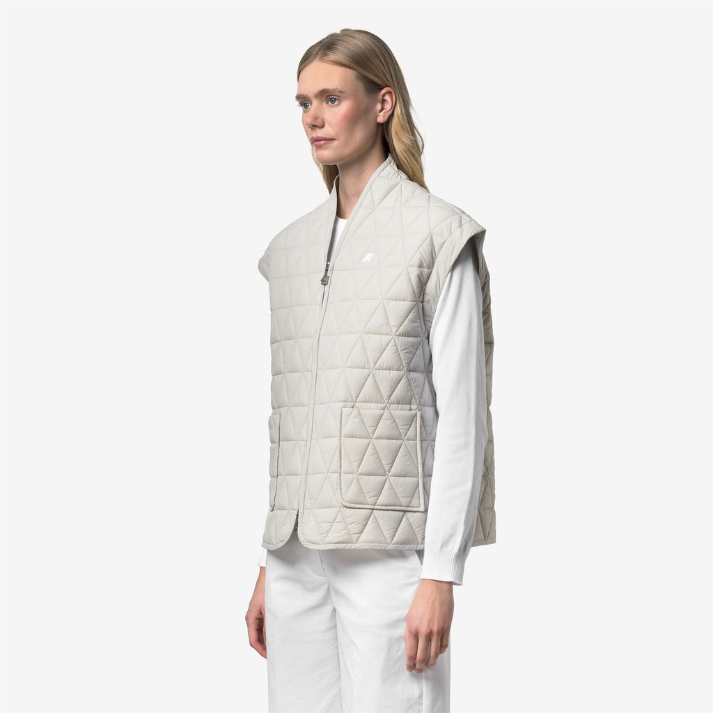 Jackets_Woman_SALOIRE DIAMOND QUILTED WARM AF_Short_BEIGE LT - Commercial 5