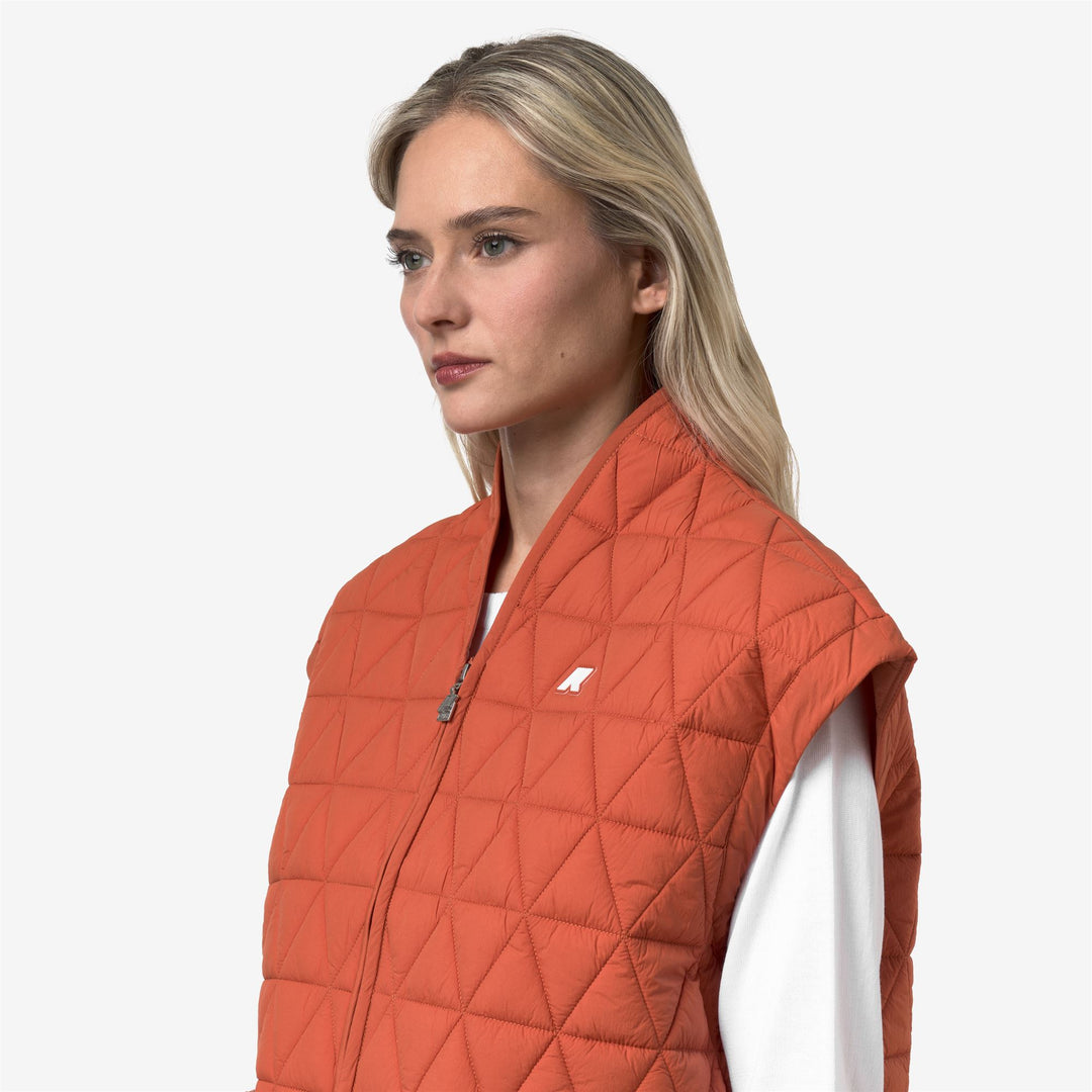 SALOIRE DIAMOND QUILTED WARM AF - Jackets - Short - Woman - ORANGE BROWNISH main