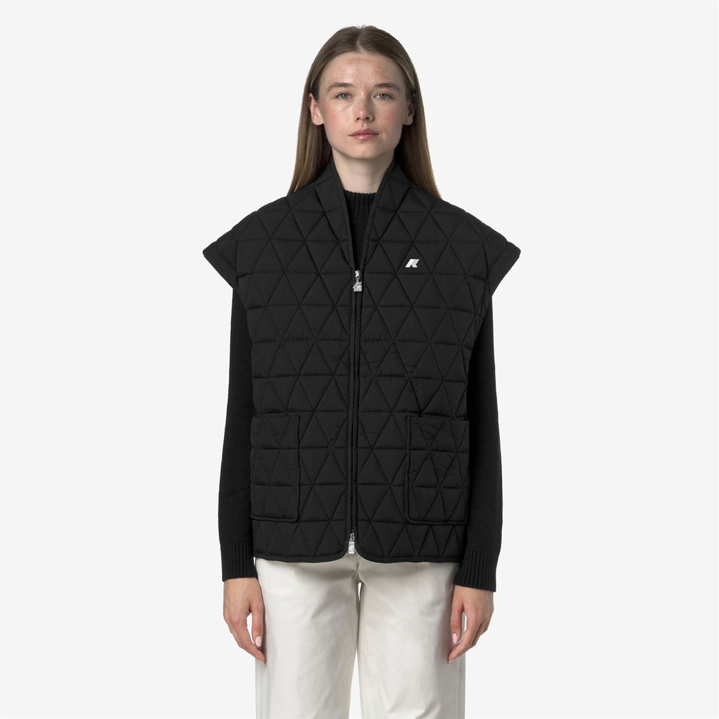 Jackets_WOMAN_SALOIRE DIAMOND QUILTED WARM AF_Short_Black Pure - Black Pure - Commercial 4