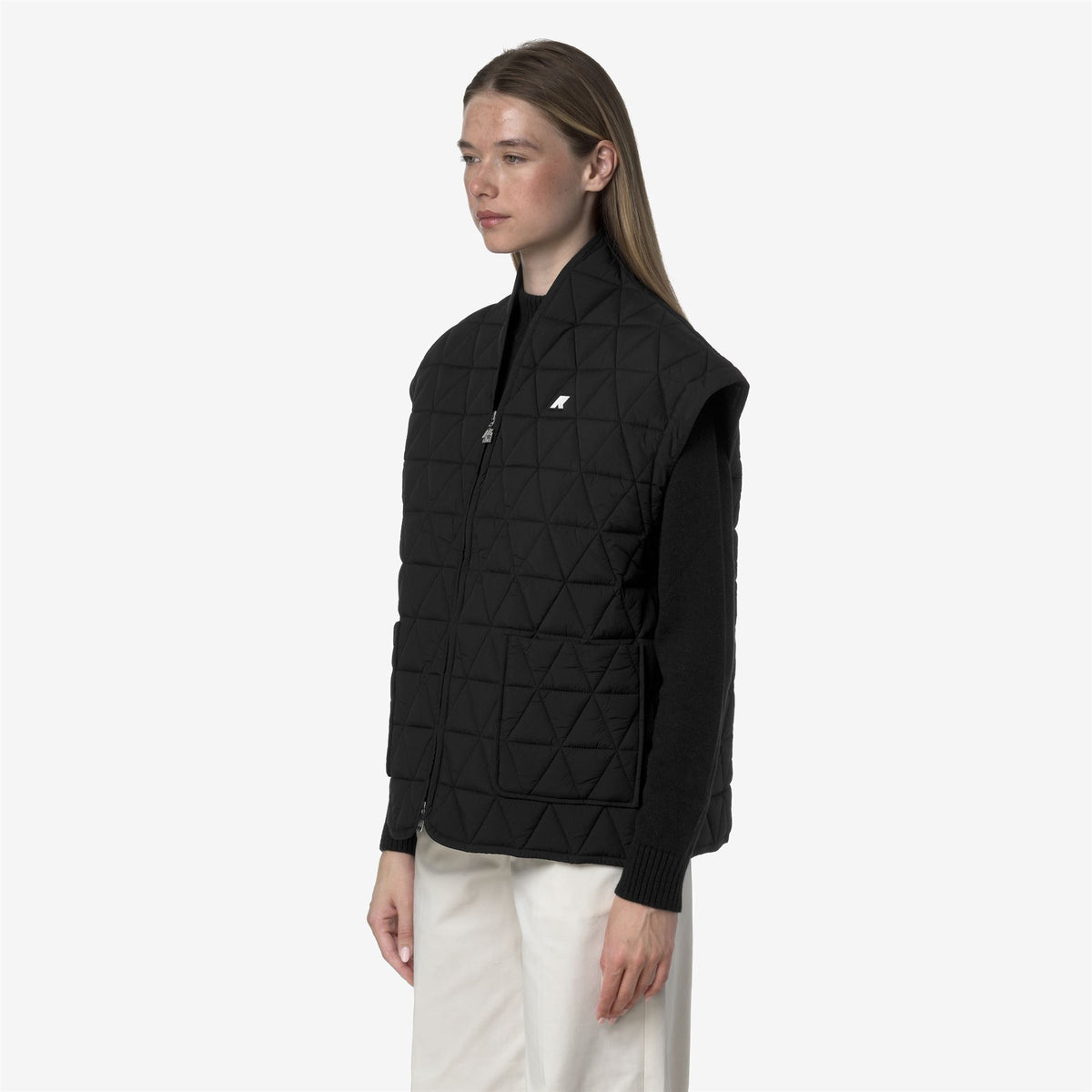 Jackets_WOMAN_SALOIRE DIAMOND QUILTED WARM AF_Short_Black Pure - Black Pure - Commercial 5