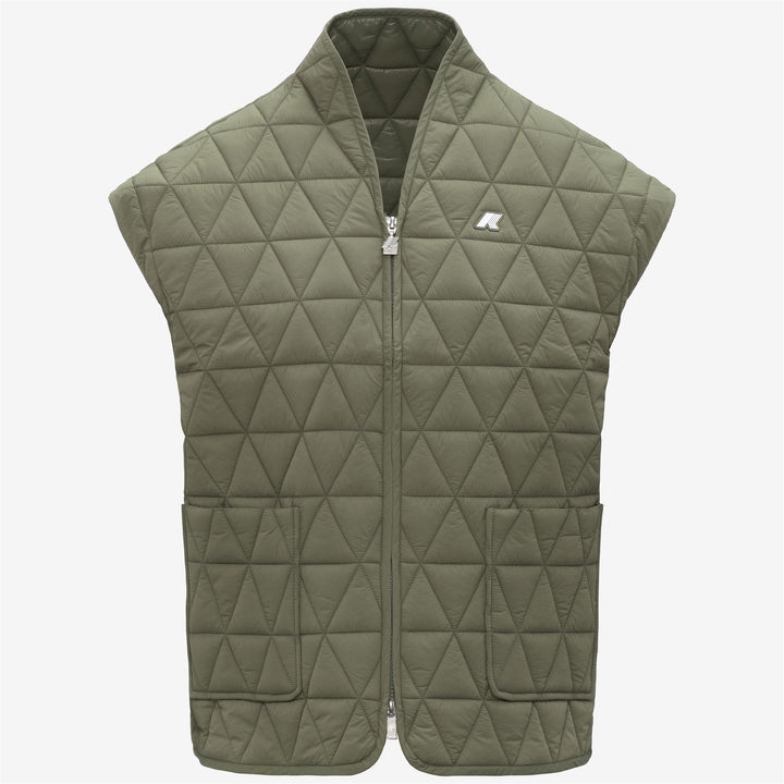SALOIRE DIAMOND QUILTED WARM AF - Jackets - Short - Woman - GREEN LICHEN 1