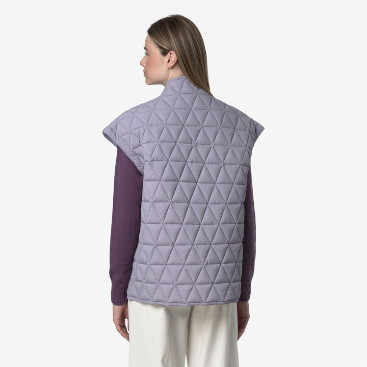 Violet Women's Short Quilted Vest with Eco-Friendly Padding 5