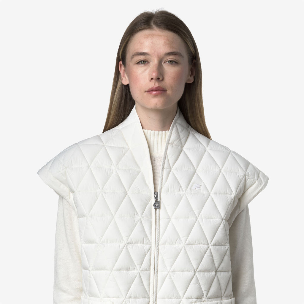 Jackets_WOMAN_SALOIRE DIAMOND QUILTED WARM AF_Short_White Gardenia - Commercial 7