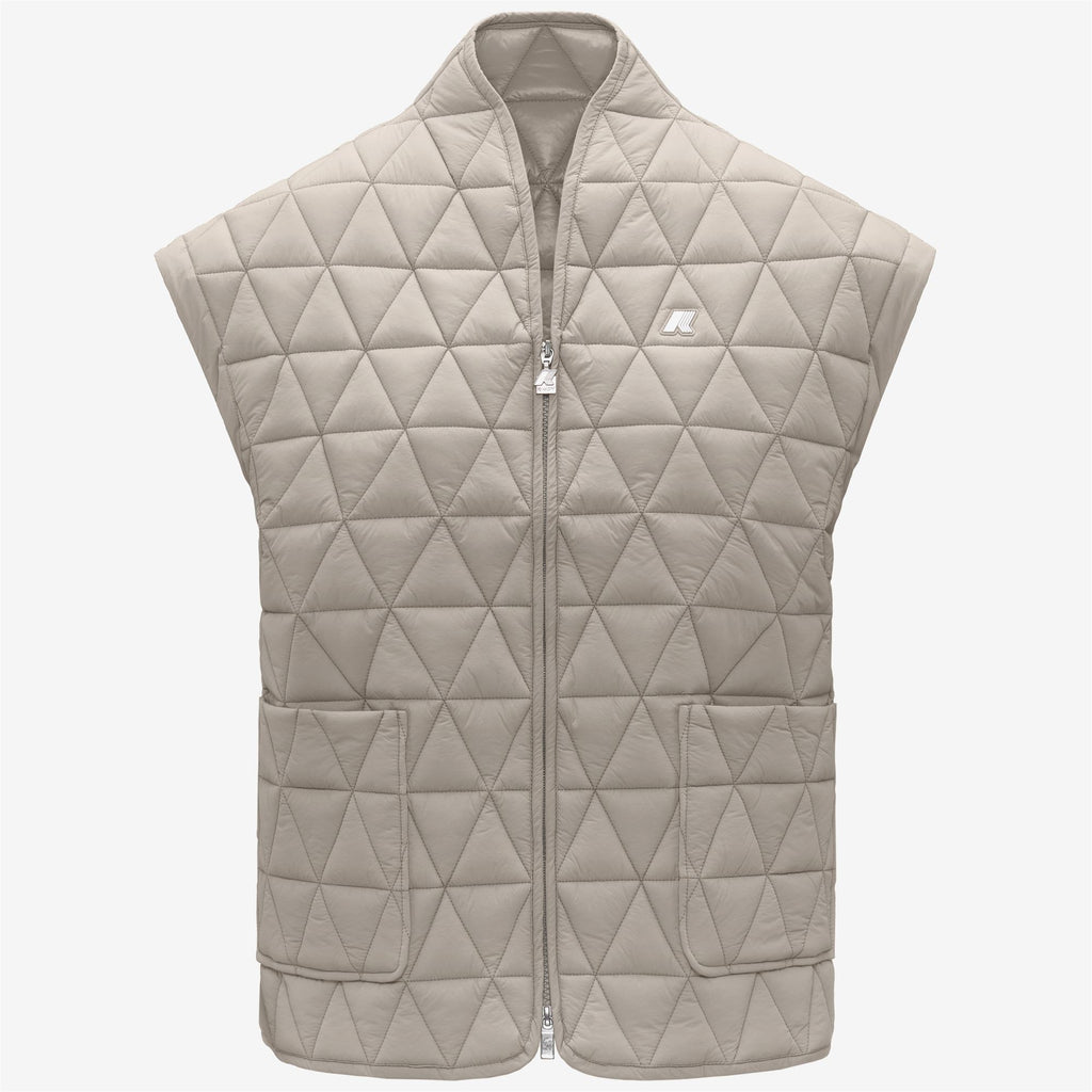 Jackets_WOMAN_SALOIRE DIAMOND QUILTED WARM AF_Short_Beige Cashmere - Commercial 1
