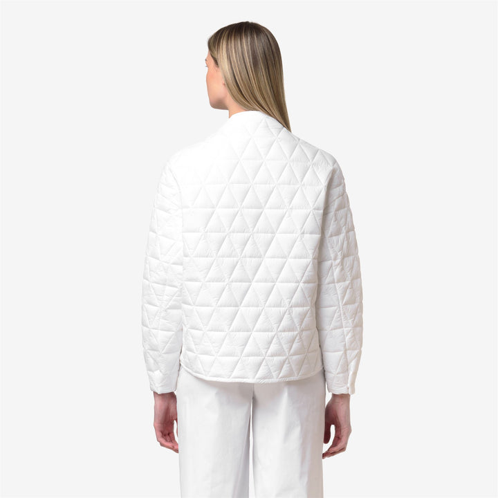 SELIME DIAMOND QUILTED WARM AF - Jackets - Medio - Donna - WHITE 5