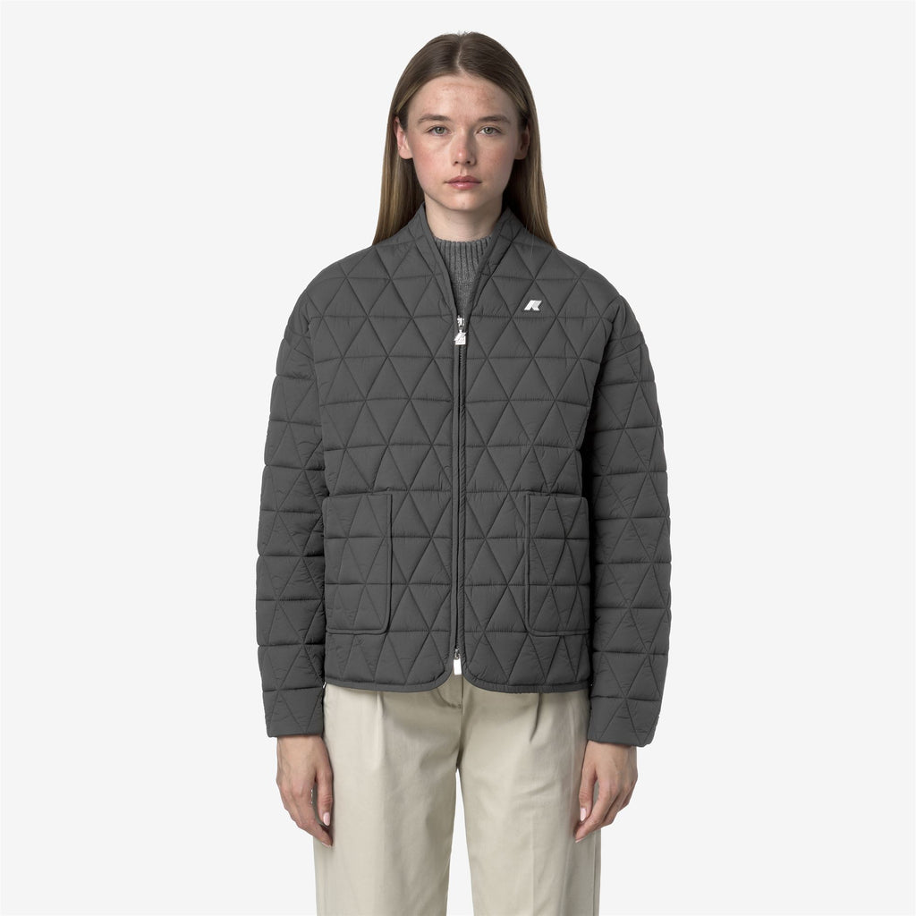Jackets_WOMAN_SELIME DIAMOND QUILTED WARM AF_Mid_Grey Shadow Dk - Commercial 4