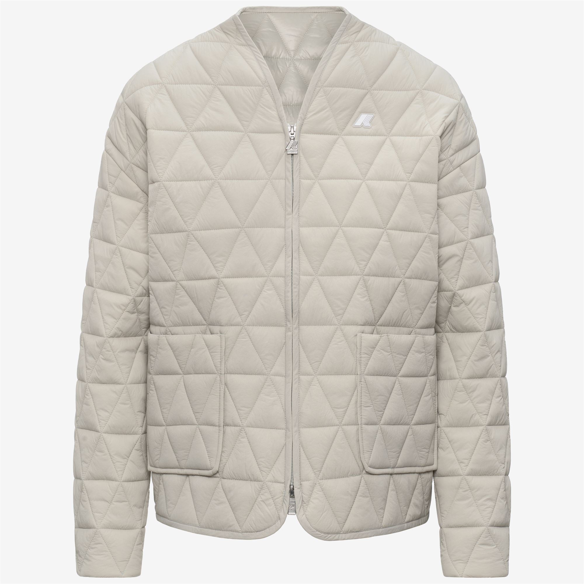 Jackets_Woman_SELIME DIAMOND QUILTED WARM AF_Mid_BEIGE LT - Commercial 1
