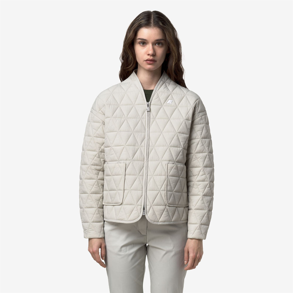 Jackets_Woman_SELIME DIAMOND QUILTED WARM AF_Mid_BEIGE LT - Commercial 4