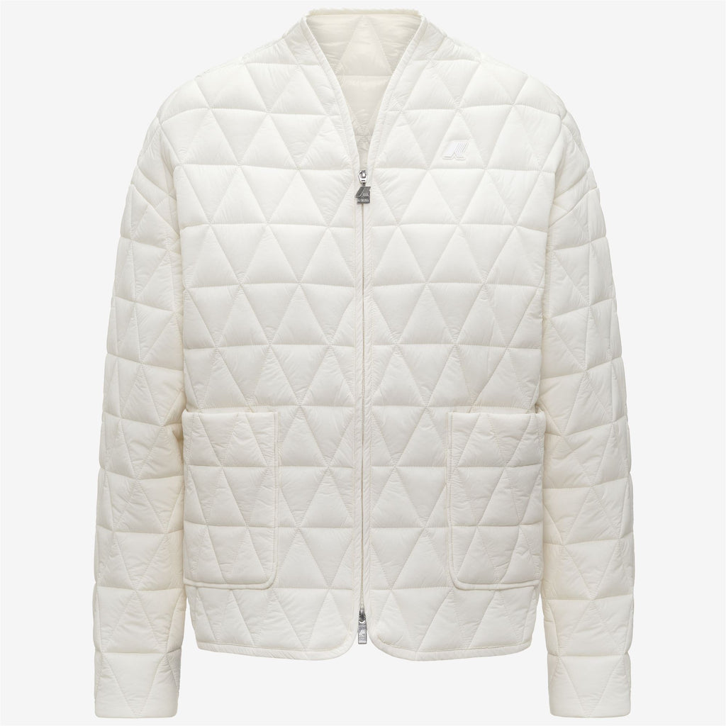 Jackets_WOMAN_SELIME DIAMOND QUILTED WARM AF_Mid_White Gardenia - Commercial 1