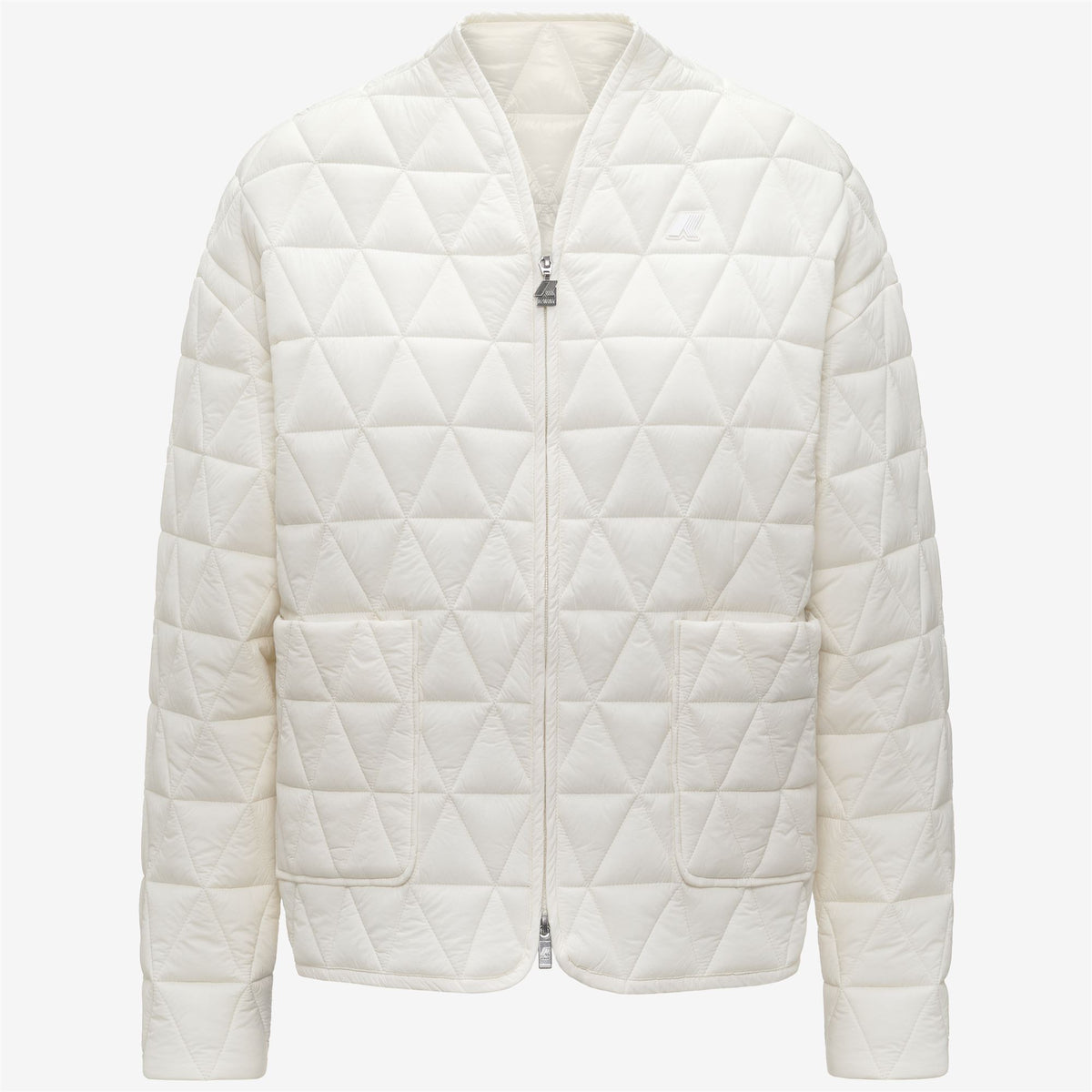 Jackets_WOMAN_SELIME DIAMOND QUILTED WARM AF_Mid_White Gardenia - Commercial 1