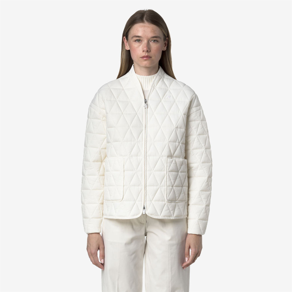 Jackets_WOMAN_SELIME DIAMOND QUILTED WARM AF_Mid_White Gardenia - Commercial 4