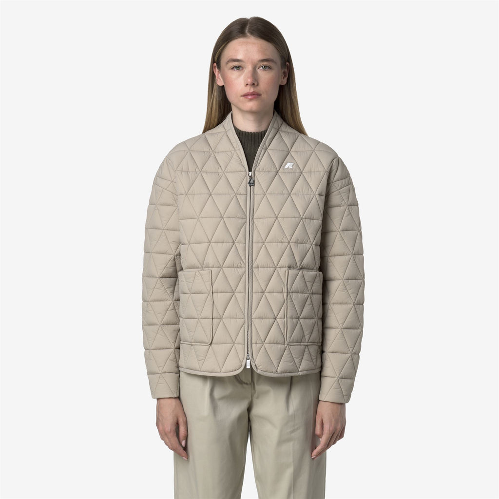 Jackets_WOMAN_SELIME DIAMOND QUILTED WARM AF_Mid_Beige Cashmere - Commercial 4