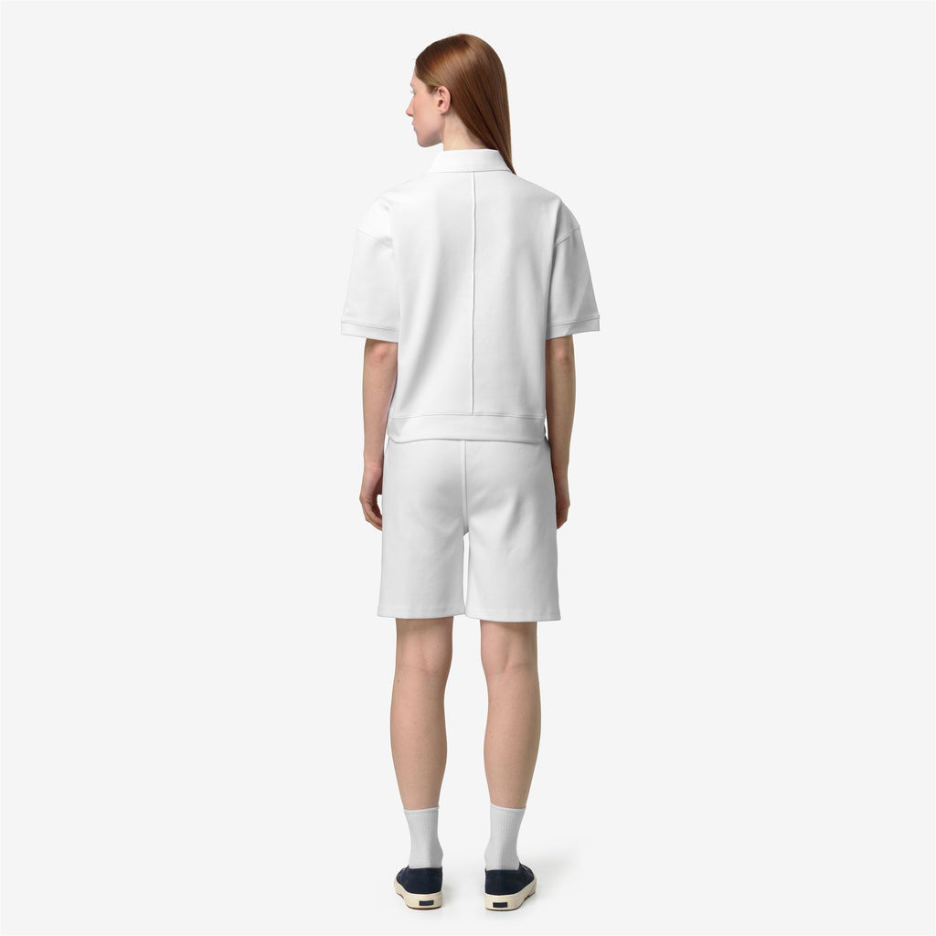 Polo Shirts_Woman_LOZANY INTERLOCK_Polo_White - White - Commercial 6