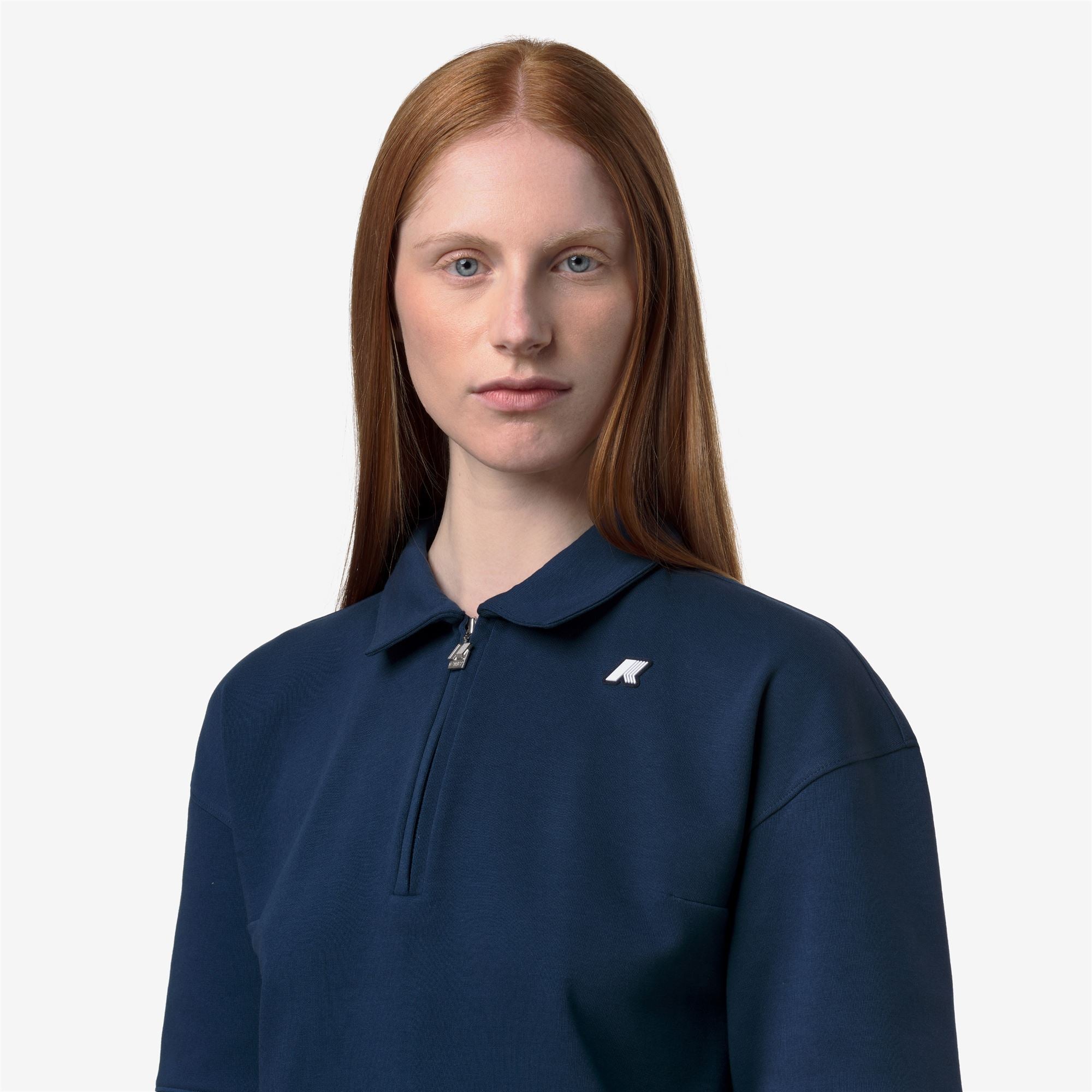 Polo Shirts_Woman_LOZANY INTERLOCK_Polo_Blue Insignia - Commercial 7