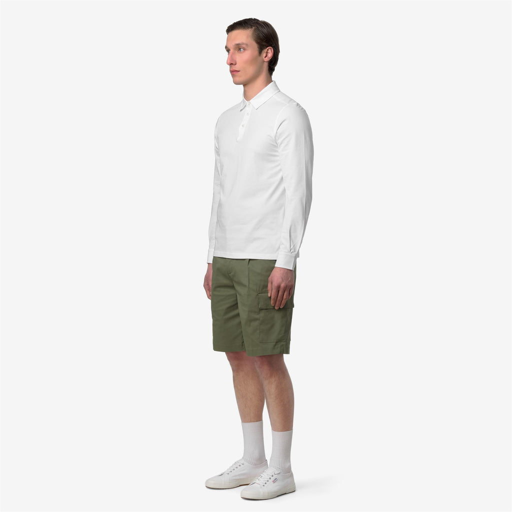 Polo Shirts_Man_TIBOR LT STRETCH JERSEY SLIM_Polo_White - White - Commercial 5