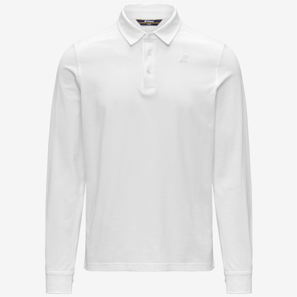 Polo Shirts_Man_TIBOR LT STRETCH JERSEY SLIM_Polo_White - White - Commercial 1
