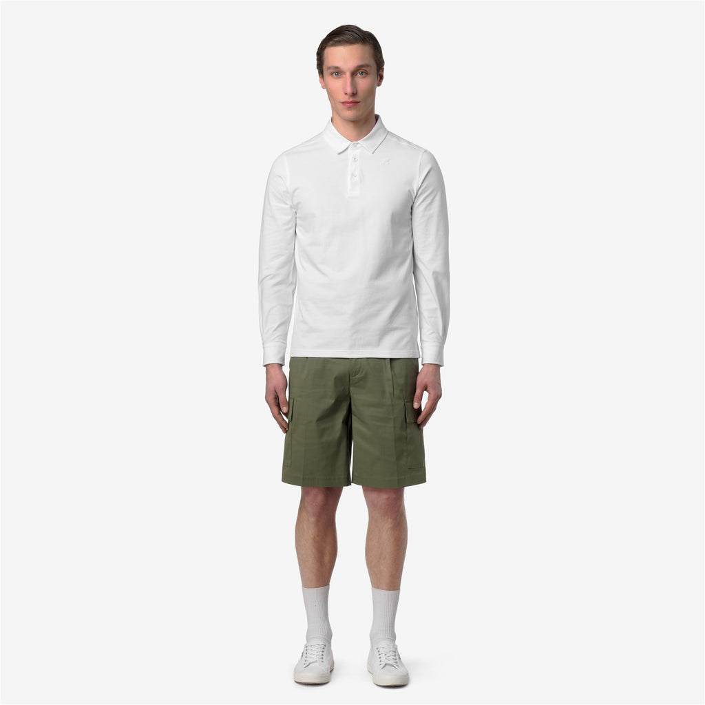 Polo Shirts_Man_TIBOR LT STRETCH JERSEY SLIM_Polo_White - White - Commercial 4