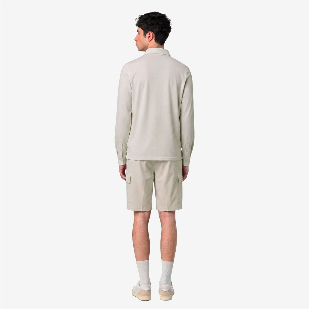 TIBOR LT STRETCH JERSEY SLIM - Polo Shirts - Polo - Man - BEIGE LT main