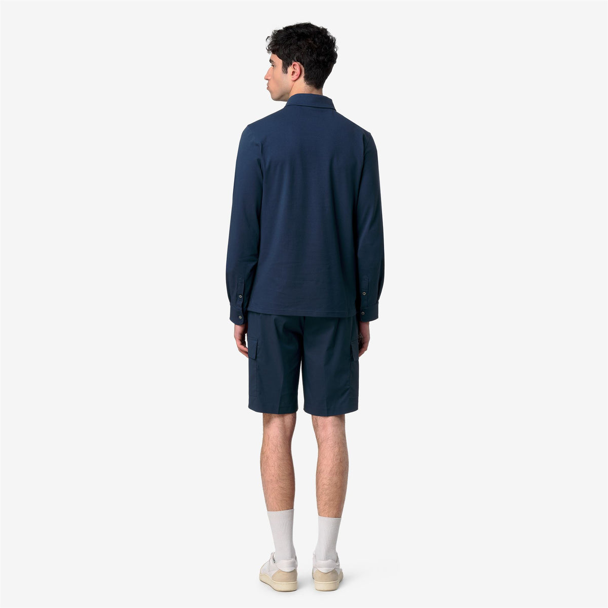 Polo Shirts_Man_TIBOR LT STRETCH JERSEY SLIM_Polo_Blue Insignia - Commercial 6