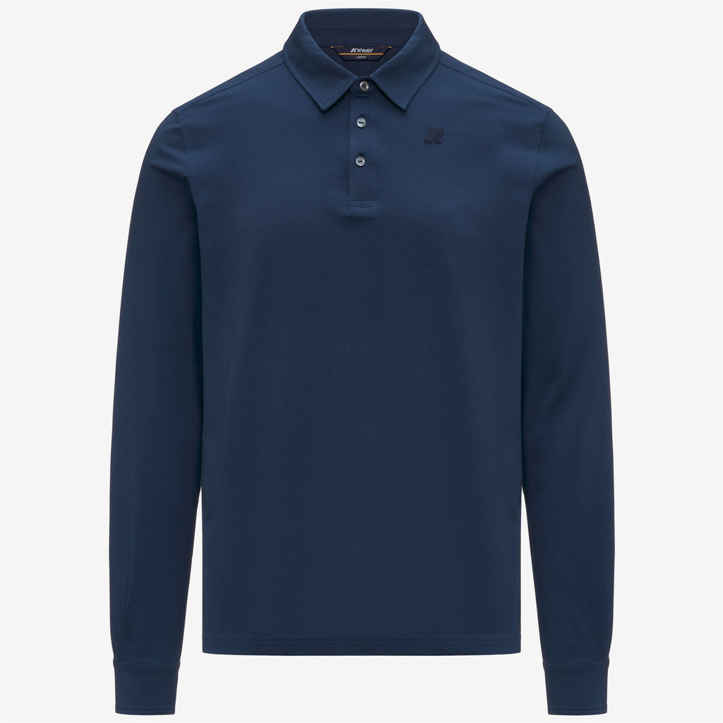 Polo Shirts_Man_TIBOR LT STRETCH JERSEY SLIM_Polo_Blue Insignia - Commercial 1