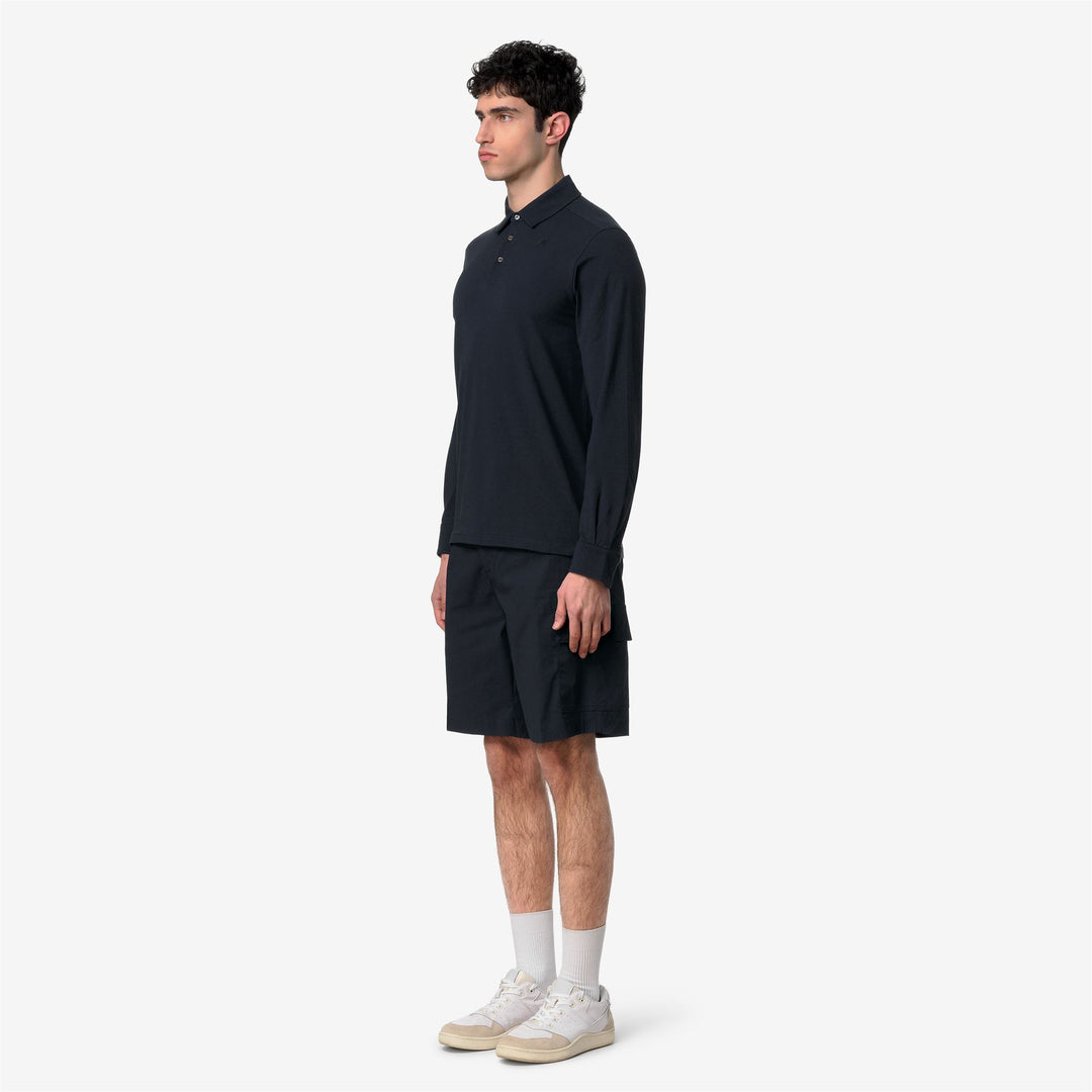 TIBOR LT STRETCH JERSEY SLIM - Polo Shirts - Polo - Man - BLUE DEPTH main