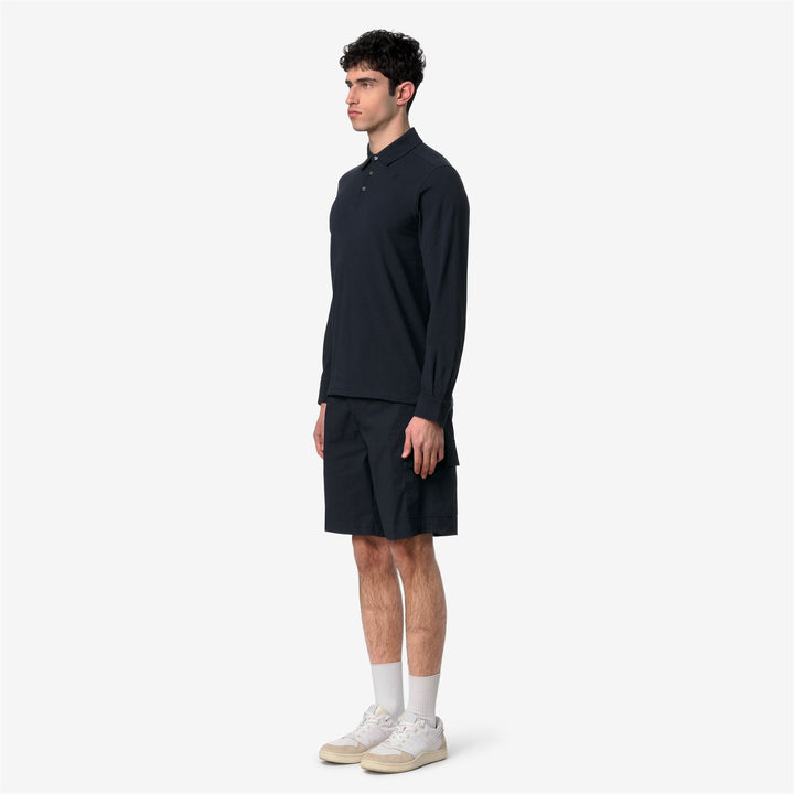 TIBOR LT STRETCH JERSEY SLIM - Polo Shirts - Polo - Man - BLUE DEPTH 4