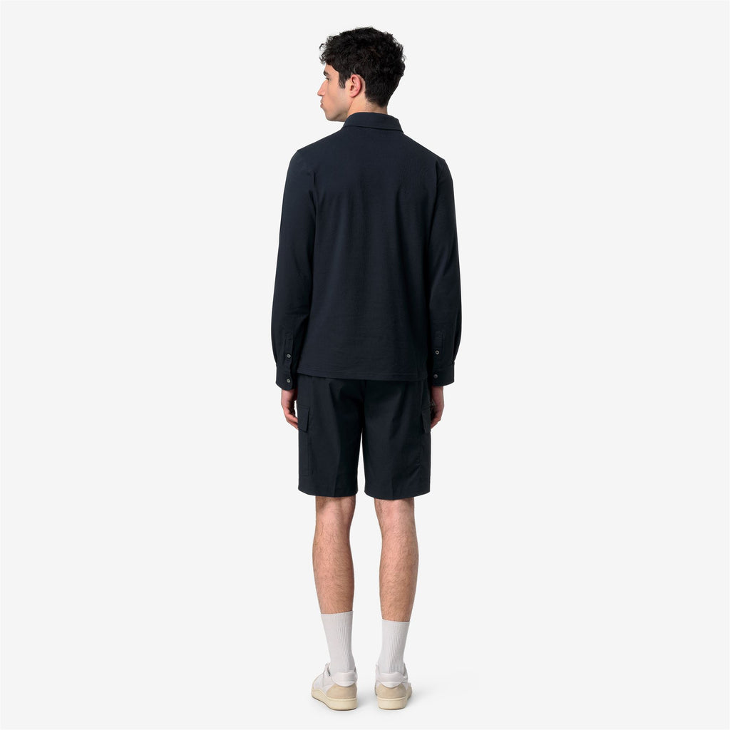 Polo Shirts_Man_TIBOR LT STRETCH JERSEY SLIM_Polo_Blue Depth - Commercial 6