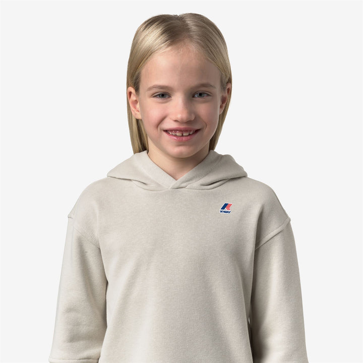 P. NINETTE PC - Fleece - Hoodie - Girl - BEIGE LT 2