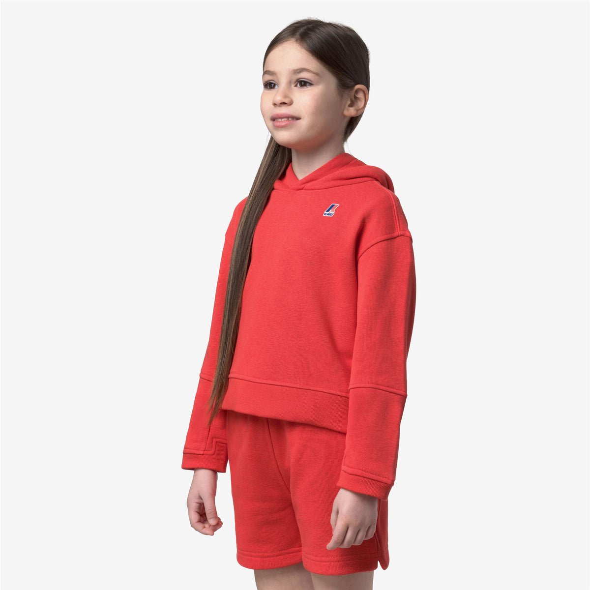 Fleece_GIRL_P. NINETTE PC_Hoodie_Red Poppy - Commercial 5