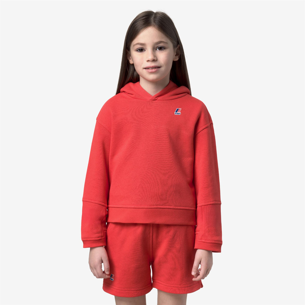Fleece_GIRL_P. NINETTE PC_Hoodie_Red Poppy - Commercial 4