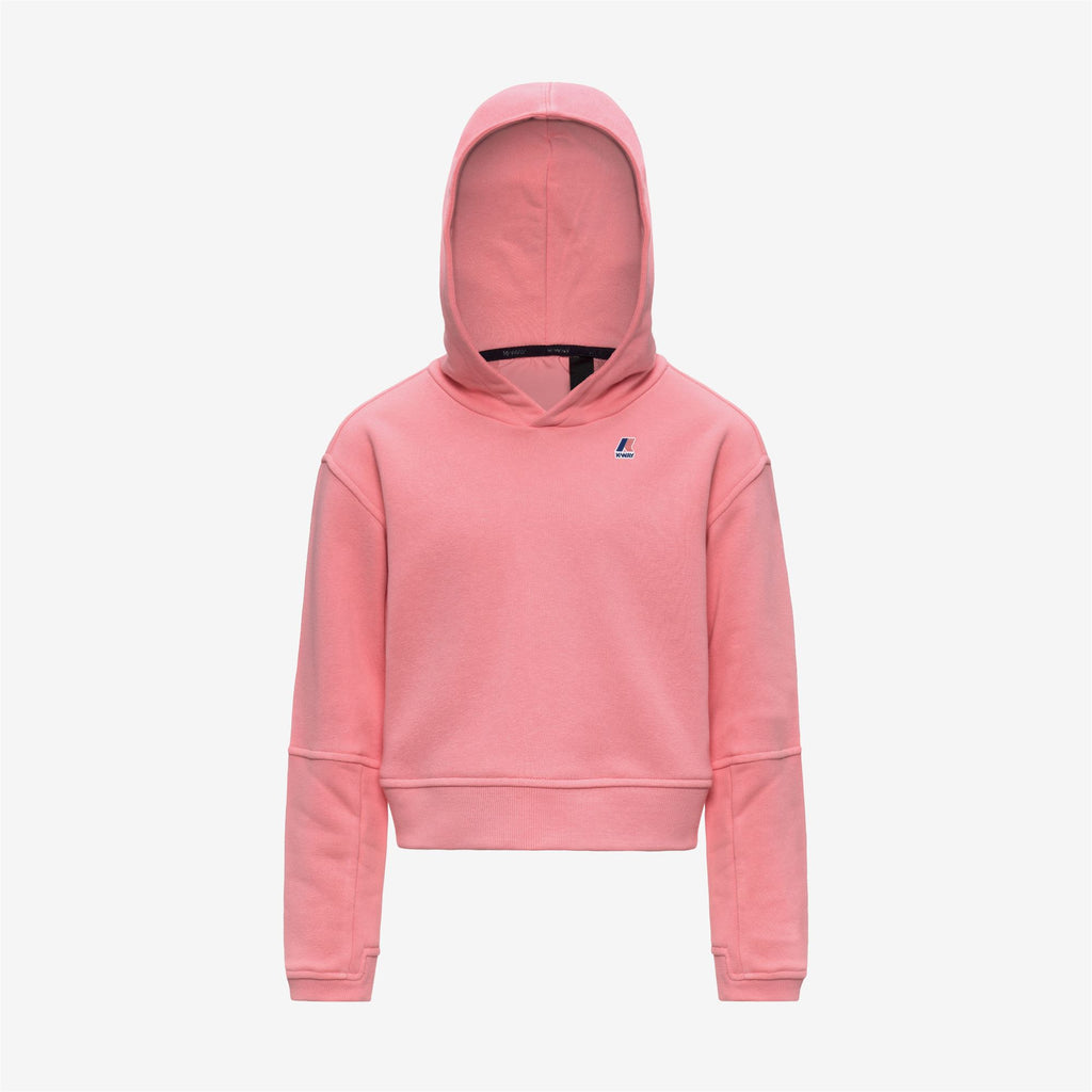 Fleece_GIRL_P. NINETTE PC_Hoodie_Pink Geranium - Commercial 1