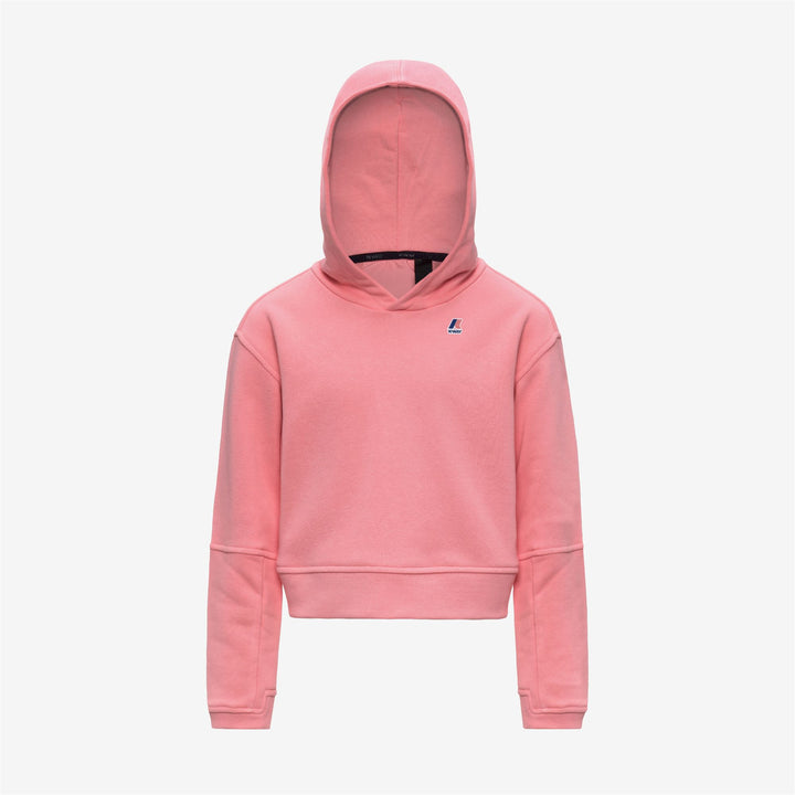 P. NINETTE PC - Fleece - Hoodie - Girl - PINK GERANIUM 1