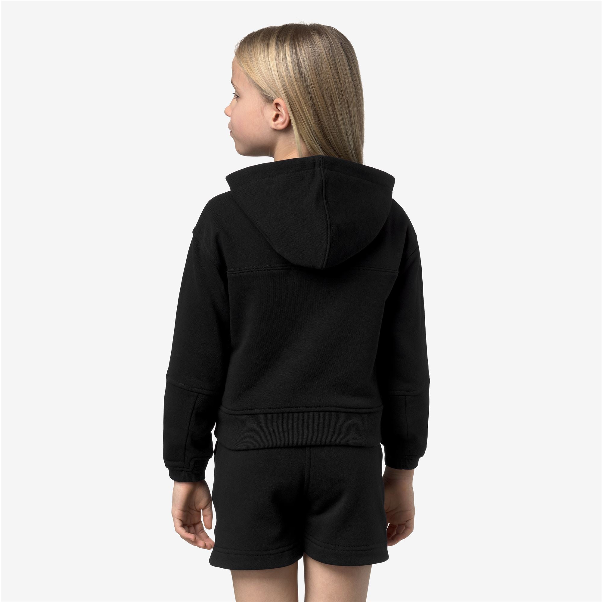 Fleece_GIRL_P. NINETTE PC_Hoodie_Black Pure - Black Pure - Commercial 6