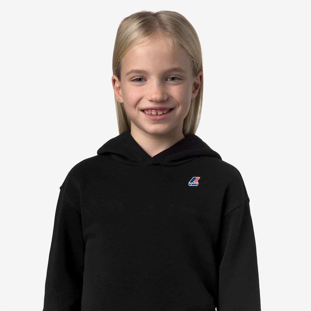 Fleece_GIRL_P. NINETTE PC_Hoodie_Black Pure - Black Pure - Commercial 7