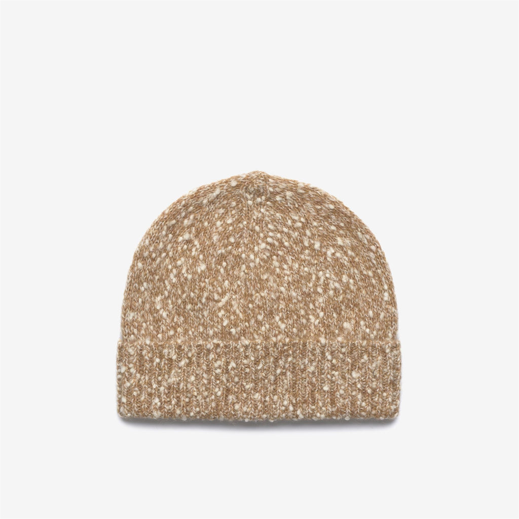 Headwear_Woman_COCOUNE COCCOLA YARN_Hat_BROWN - WHITE - Commercial 2