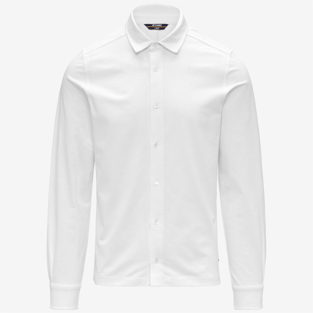 Shirts_Man_TIMOTHEE COTTON_Classic_White - White - Commercial 1