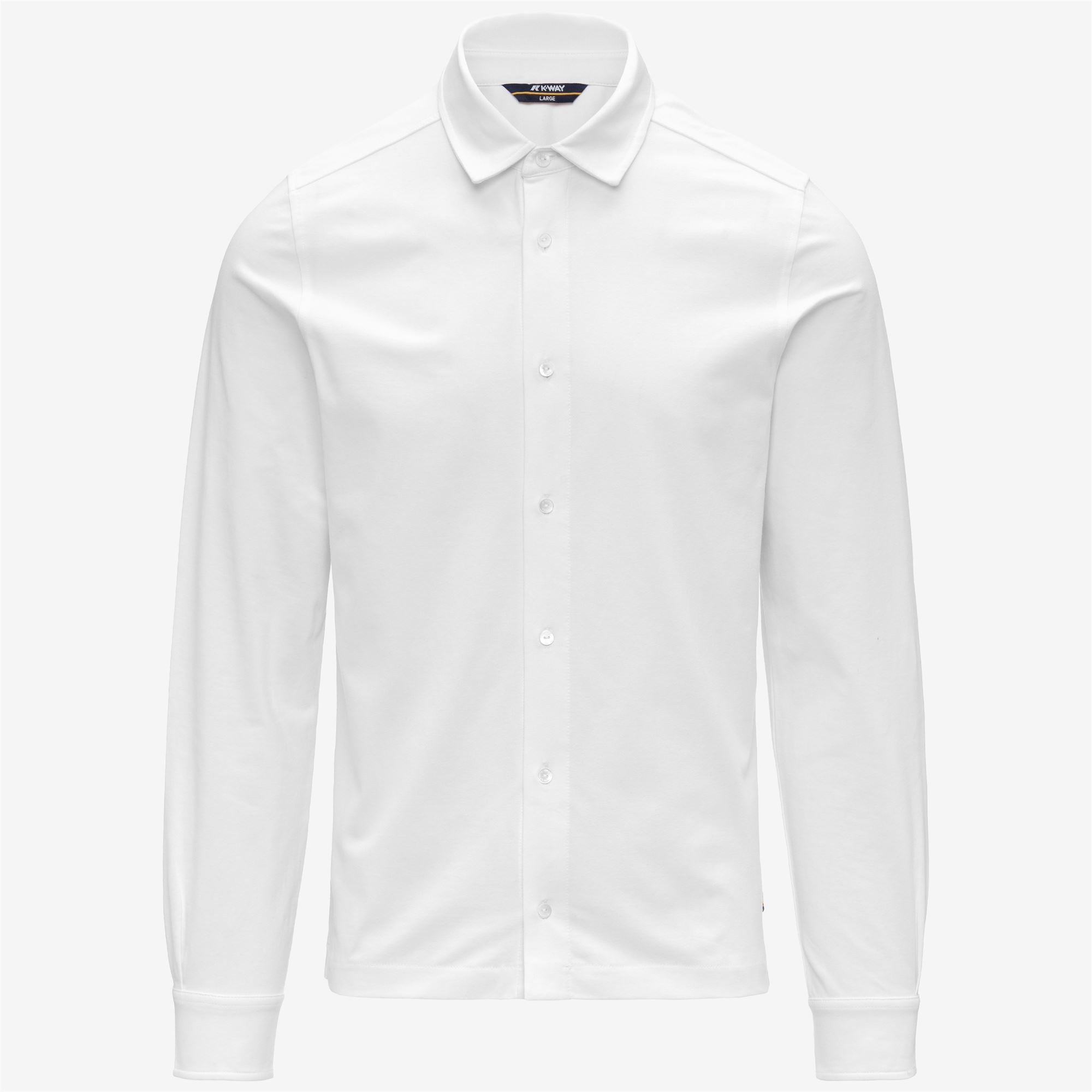 Shirts_Man_TIMOTHEE COTTON_Classic_White - White - Commercial 1