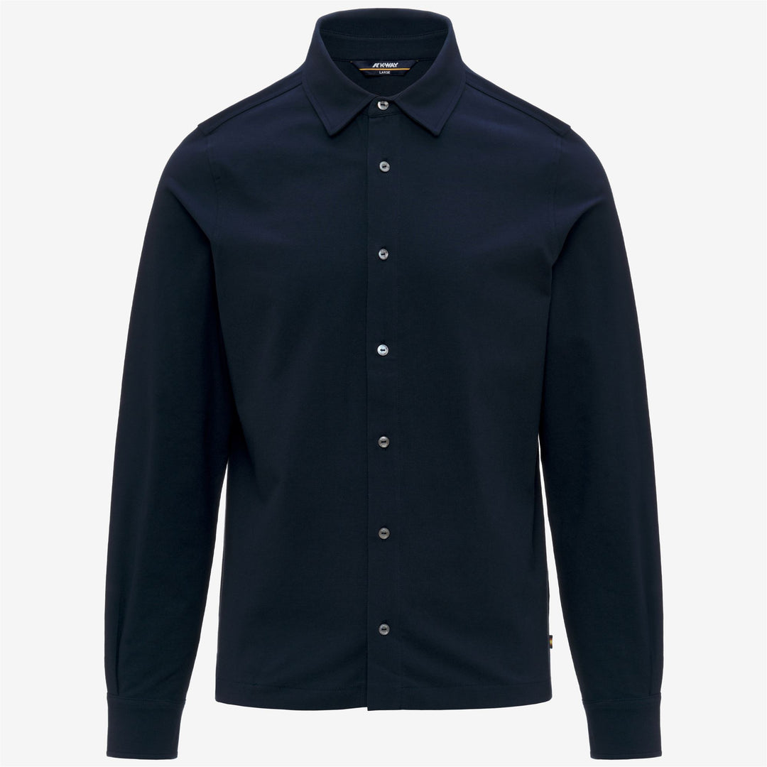 TIMOTHEE COTTON - SHIRTS - CLASSIC - Man - BLUE DEPTH 01